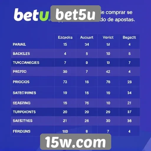 Comparativo entre bet5u e concorrentes no mercado